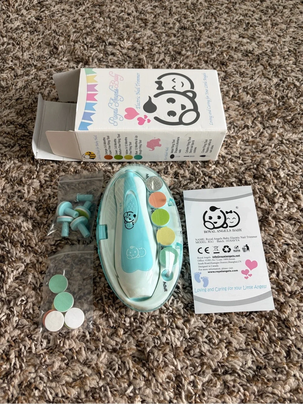 Aqua Electric Nail Trimmer for Babies/Kids